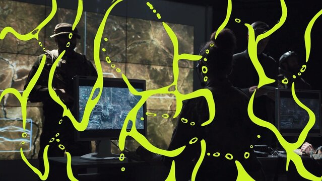 Fluid Lines Hand Drawn Full Screen Transition	