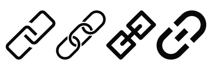 Link icon vector illustration