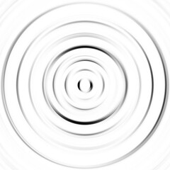 Black and white radial motion effect. Abstract rounded background. Grayscale curves and sphere.