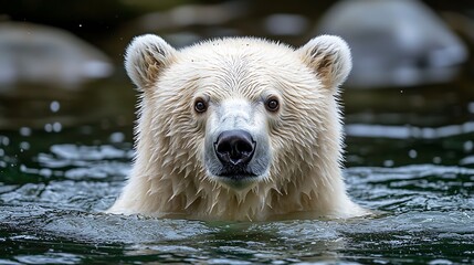 Polar Bear Swimming, Zoo Encounter