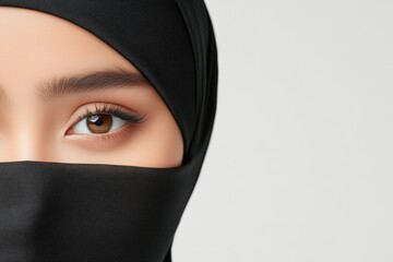 Naklejka premium Contemporary Muslim Woman in Hijab
