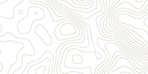 Abstract Topographic Pattern Banner Background, geographic line map with elevation assignments. Modern design background with wavy pattern. Paper texture Imitation of a geographical map shades.