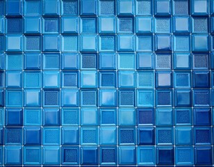 blue tile wall background