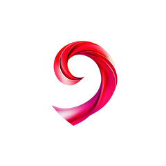 Fototapeta premium 3d candy cane logo design