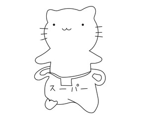 レジ袋とねこ