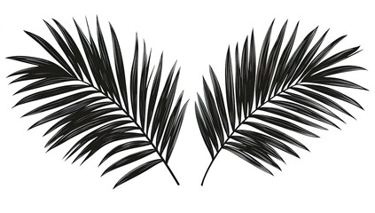  Black Palm Fronds 