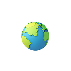Fototapeta premium 3d Globe logo rendering