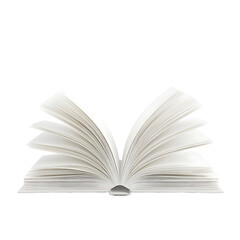 Fototapeta premium Open Book: Blank Pages Beckon with Possibilities and Stories to be Written. Dive into Imagination and Knowledge.