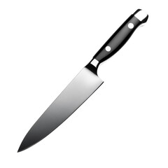 High-Quality Chef Knife on Isolated Background Perfect for Kitchen Cooking Culinary Experts and Food Preparation