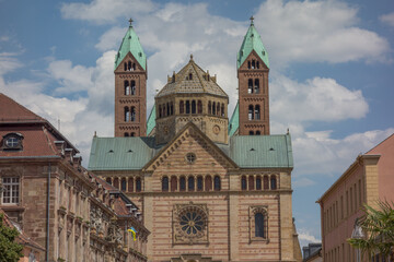 Fototapeta premium Spyer am Rhein