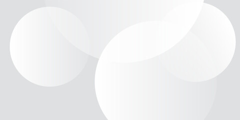 White geometric abstract background overlap layer on bright space with lines effect decoration. Modern graphic design element circles style