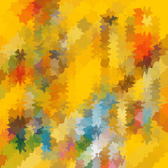 Colorful splashed abstract background. Splash effect and camouflage. Splattered backdrop.