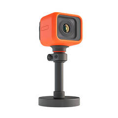 Fototapeta premium adjustable action camera mount 3D render, sturdy flexible grip