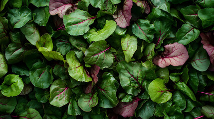 Vibrant Organic Beets with Green Leaves Freshly Harvested Close-up Photography