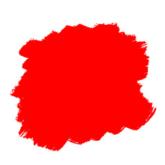 Rough Edged Shape Red Brushes Splash for Precision Art