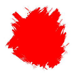 Gradient Geometric Splash Red Brushes for Abstract Designs