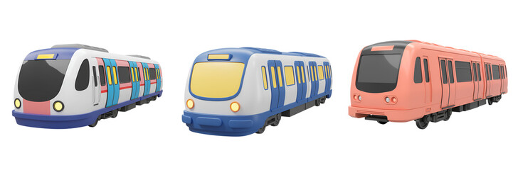 Metro Train – Underground Train with Sliding Doors, Modern Public Transportation