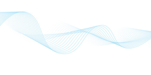 Fototapeta premium Abstract wave line for banner, wallpaper background with wave design.