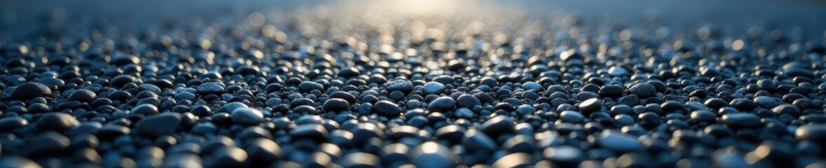 Obraz premium Close-up asphalt, showing aggregate, subtle shadows , design, macro, background