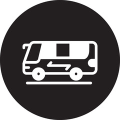 bus glyph icon