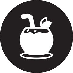 coconut glyph icon