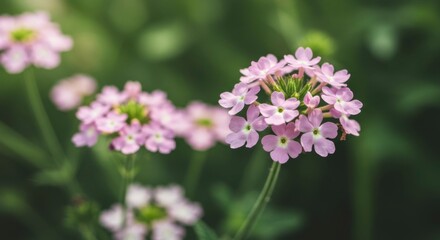 Obraz premium Close-up Pink Flowers in Garden
