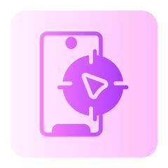 gps gradient icon