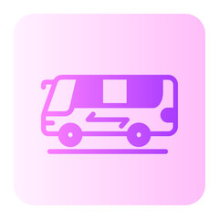 bus gradient icon