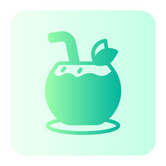 coconut gradient icon