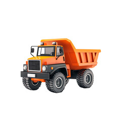 Naklejka premium toy dump truck 3D render