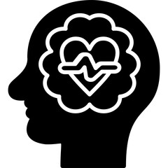 Mental Health Icon Vector Element