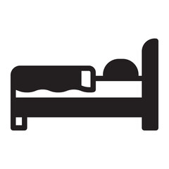 Bed  glyph icon