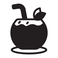 coconut glyph icon
