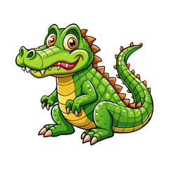 Naklejka premium Crocodile