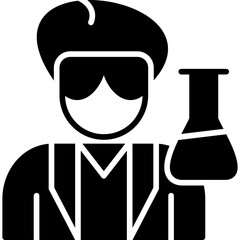 Scientist Costumes Icon Vector Element