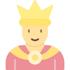 Naklejka premium King Costumes Icon Vector Element