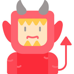 Devil Costumes Icon Vector Element