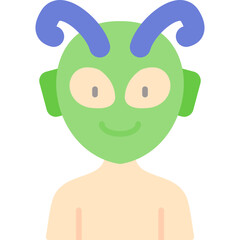 Alien Costumes Icon Vector Element