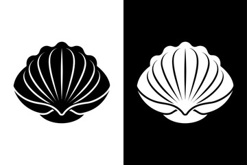 Abalone icon vector on White Background ,Vector Art Illustration on white background.
