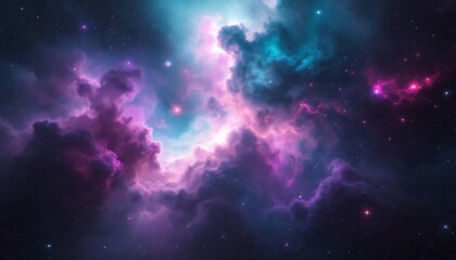 Fototapeta premium colorful-nebula-space-stars-galaxy