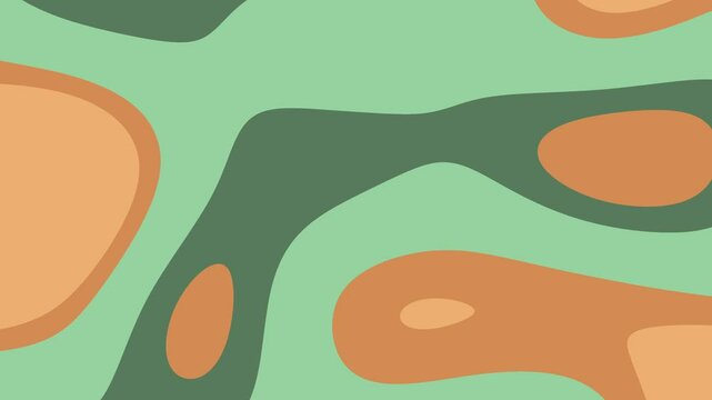 Abstract green and orange shapes suitable for backgrounds, graphic design projects, web banners, social media posts, and artistic compositions.
