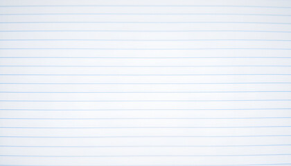 Fototapeta premium White notebook paper line background 