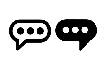 chat icon vector illustration