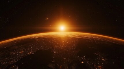 Earth Sunrise from Space (2)