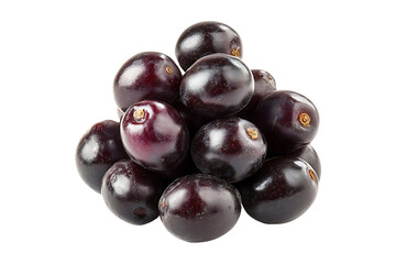 Fototapeta premium Healthy Jamun Fruit Isolated on Transparent Background PNG Image.