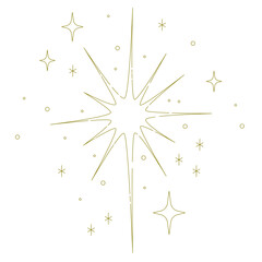 Sparkle and glittering icon. Star sparkle icon. Clean symbol. Bright, star, lightning, astronomy, glowing light, twinkle effect