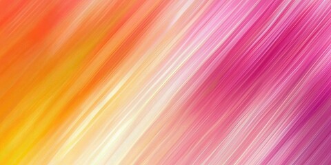 Obraz premium A colorful gradient background with diagonal lines in pink, orange, and yellow tones