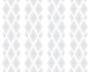 Seamless pattern with white rhombus.  Diagonal blurred line background. Diamond geometric ornament. Seamless monochrome rhombus texture