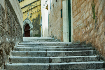 Fototapeta premium matera city downtown, Basilicata, Italy