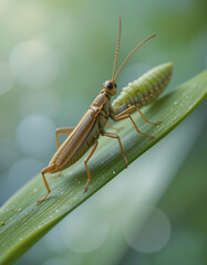 Fototapeta premium Master of Camouflage: The Subtle Beauty of Stick Insects